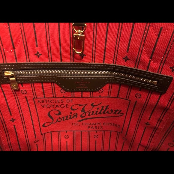 Pre-Owned Neverfull MM damier ebene - Picture 4 of 6